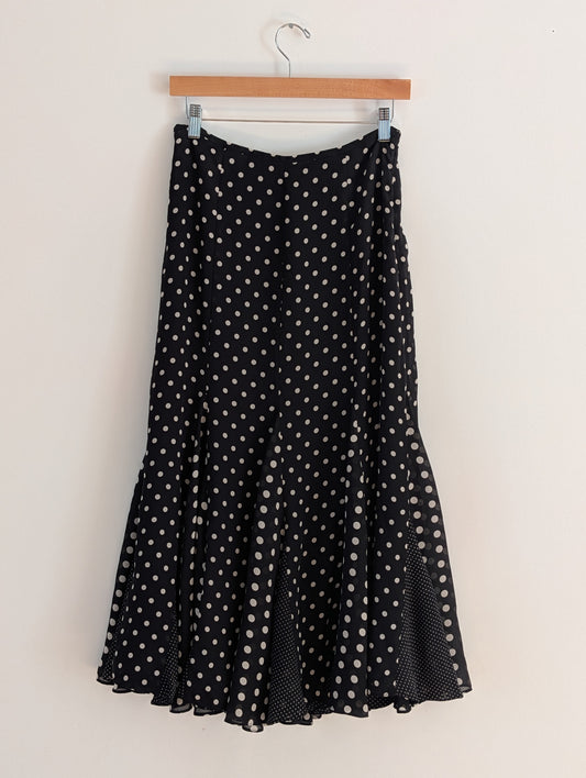 Vintage Christopher & Banks Polka Dot Midi Skirt – 4
