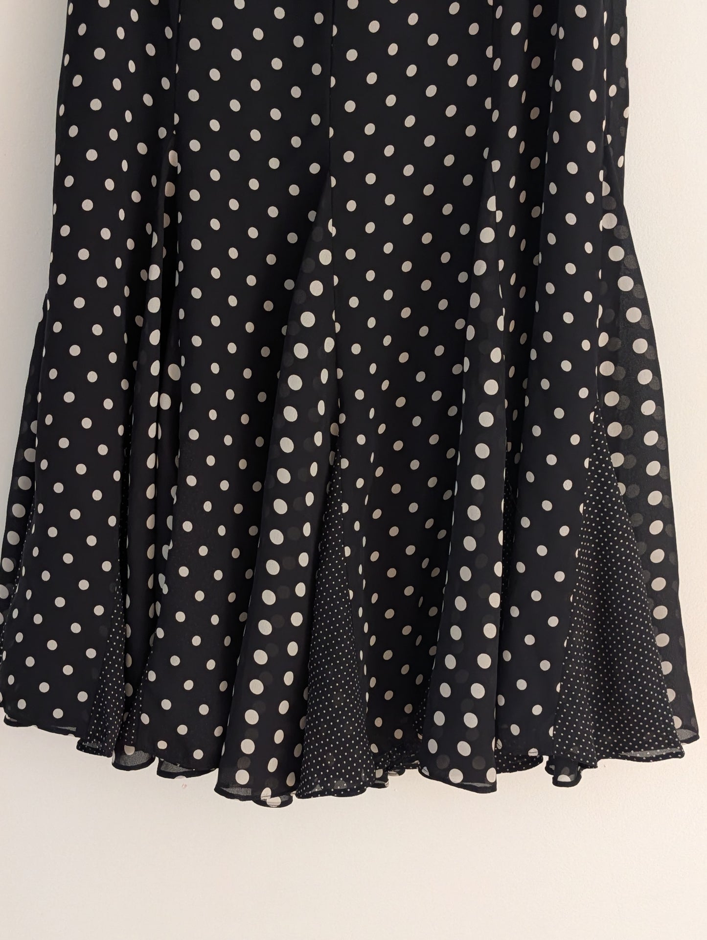 Vintage Christopher & Banks Polka Dot Midi Skirt – 4