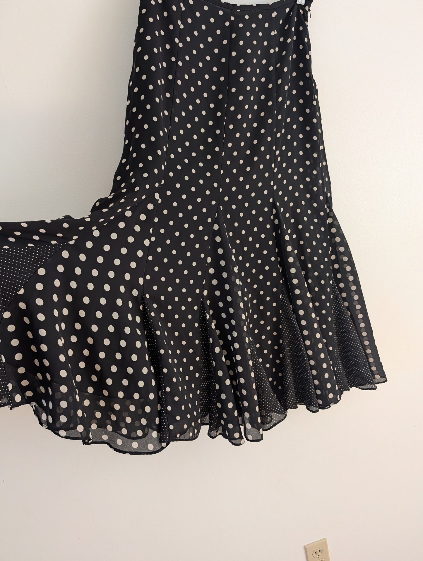 Vintage Christopher & Banks Polka Dot Midi Skirt – 4
