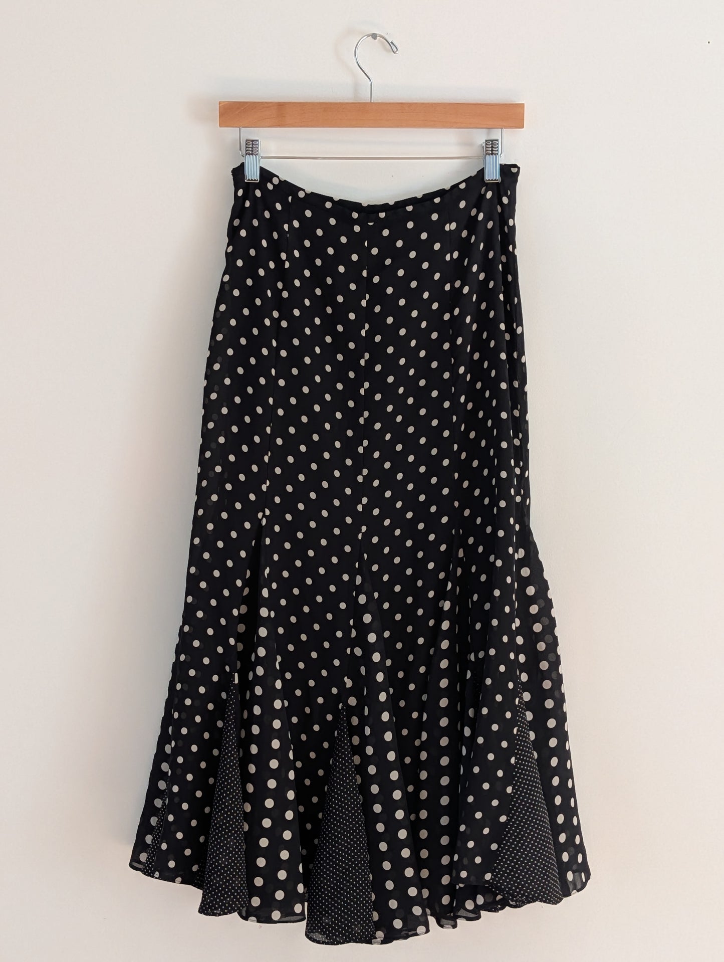 Vintage Christopher & Banks Polka Dot Midi Skirt – 4