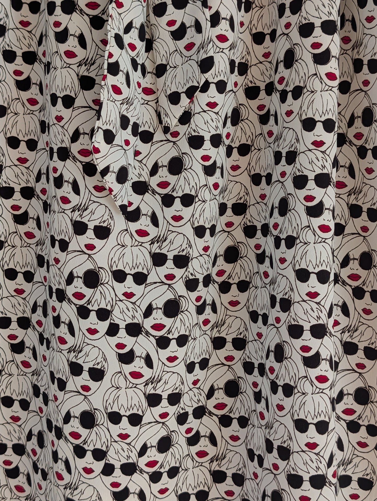 Anthropologie Porridge Getaway Face Print Skirt – S
