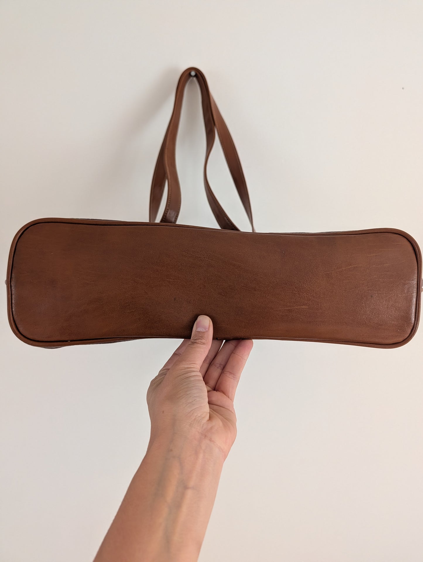 Capezio Vintage Faux Leather Shoulder Tote Bag