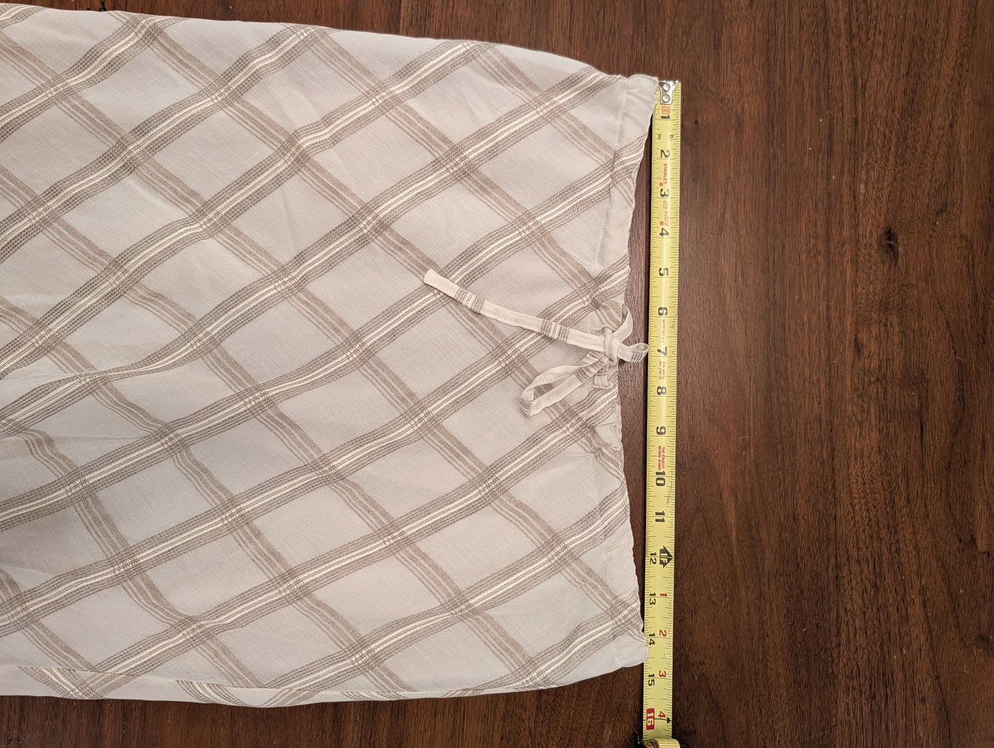 Liz Claiborne Linen Rayon Plaid Maxi Skirt - S