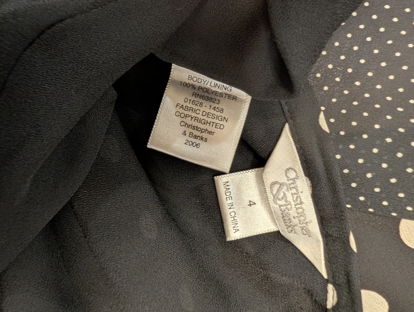 Vintage Christopher & Banks Polka Dot Midi Skirt – 4