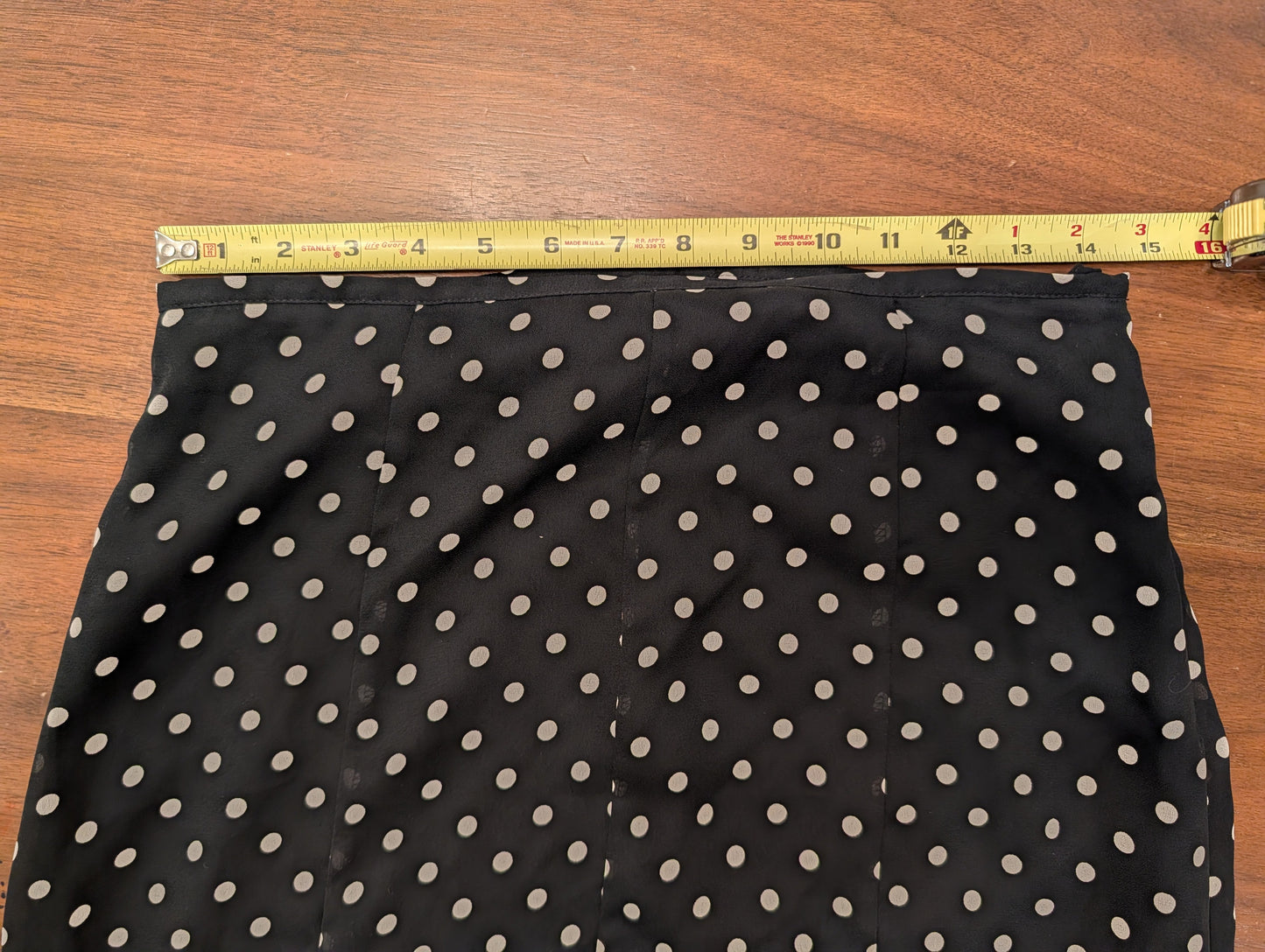 Vintage Christopher & Banks Polka Dot Midi Skirt – 4