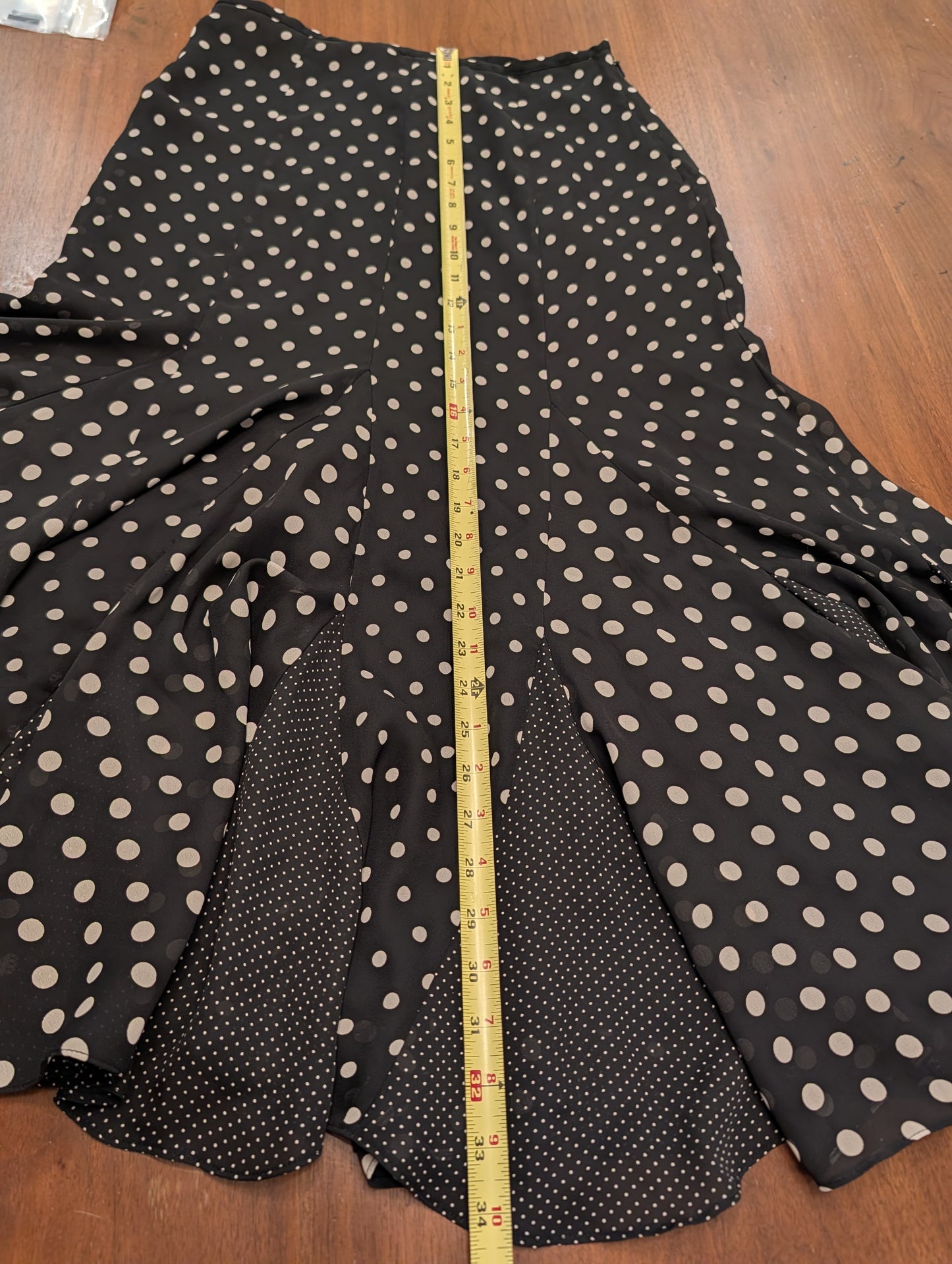 Vintage Christopher & Banks Polka Dot Midi Skirt – 4