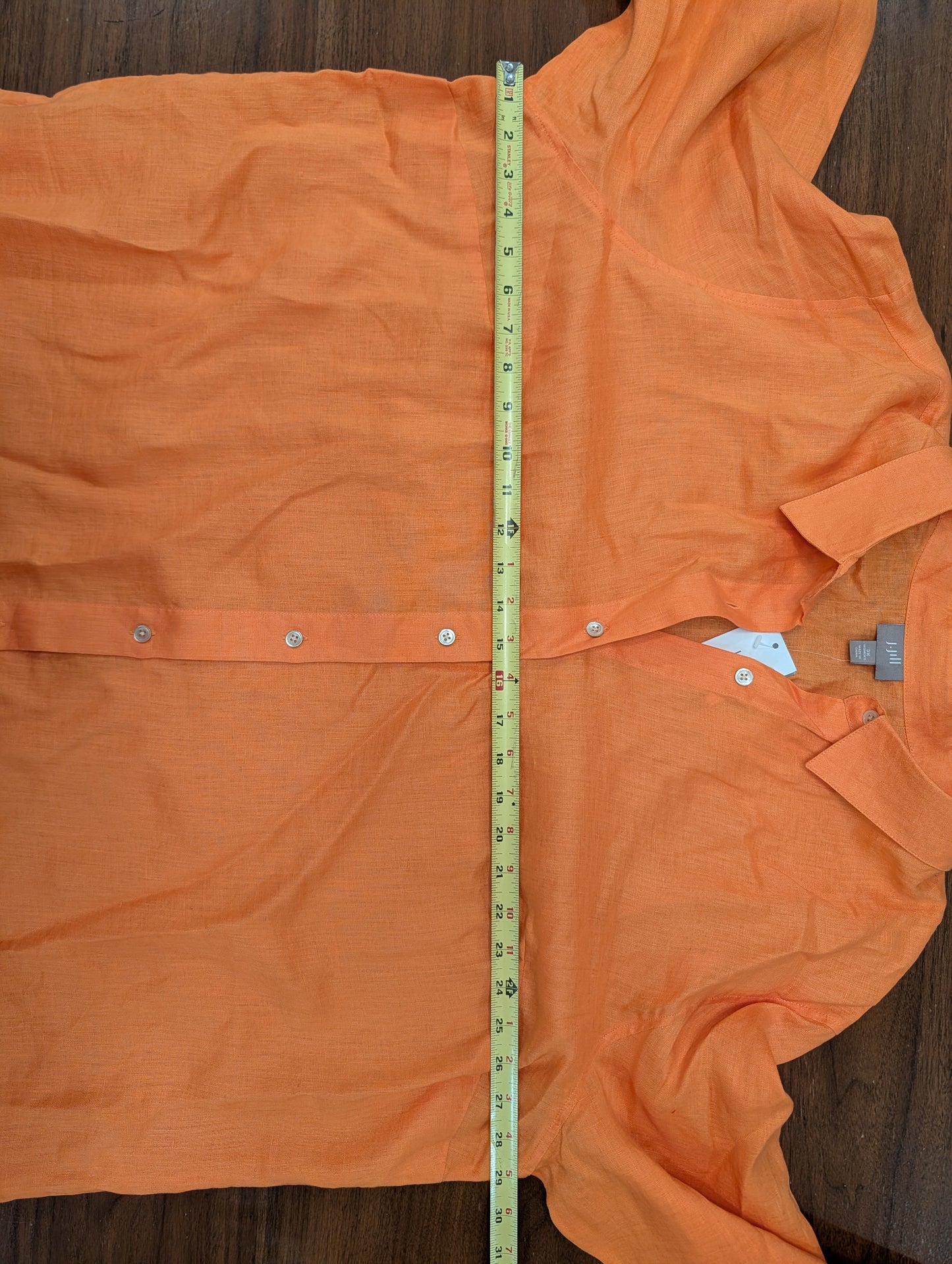 NWT J.Jill 100% Linen Button-Down Shirt – 3X