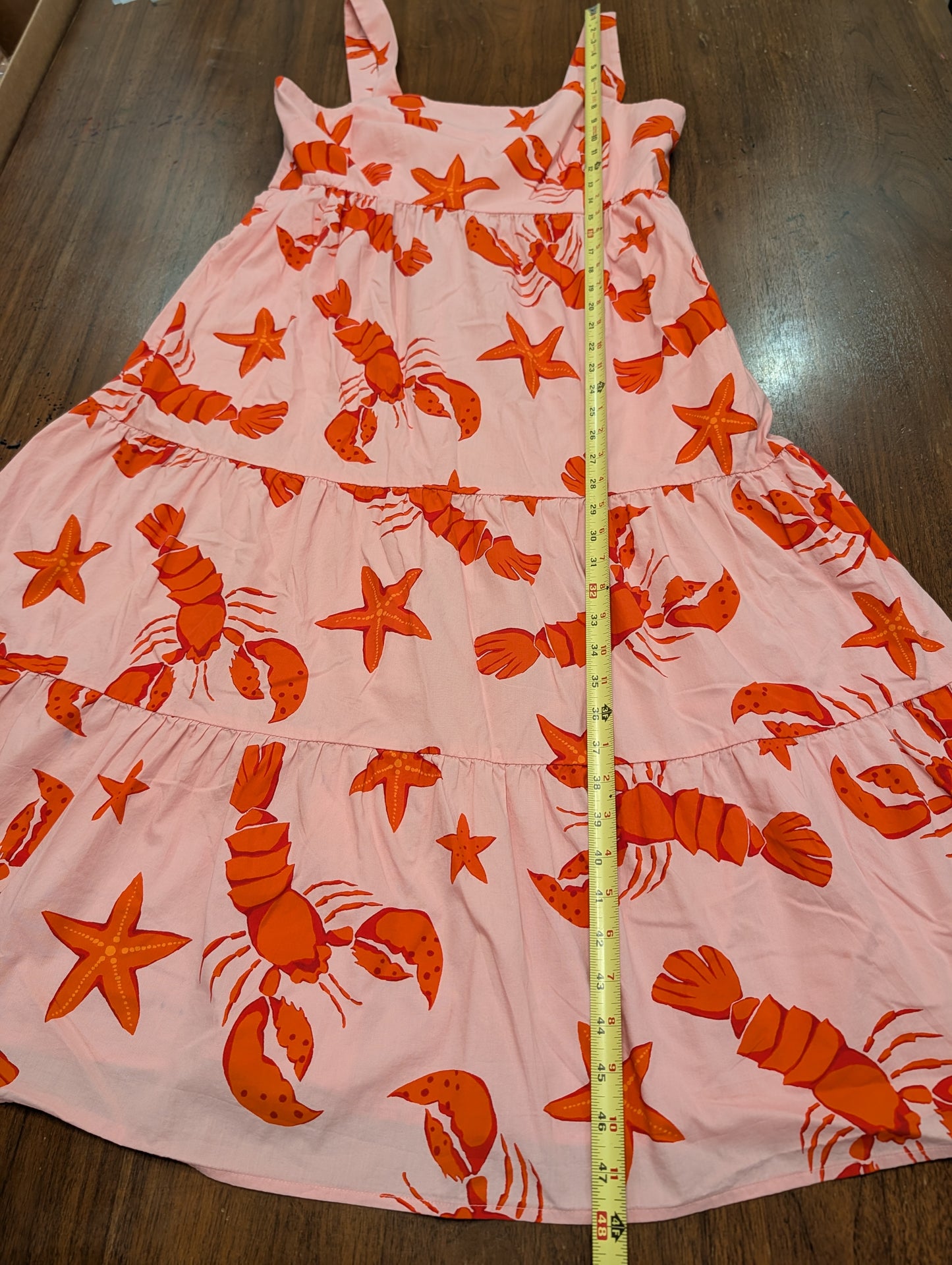 J.Crew Lobster Starfish Tiered Midi Dress – 14