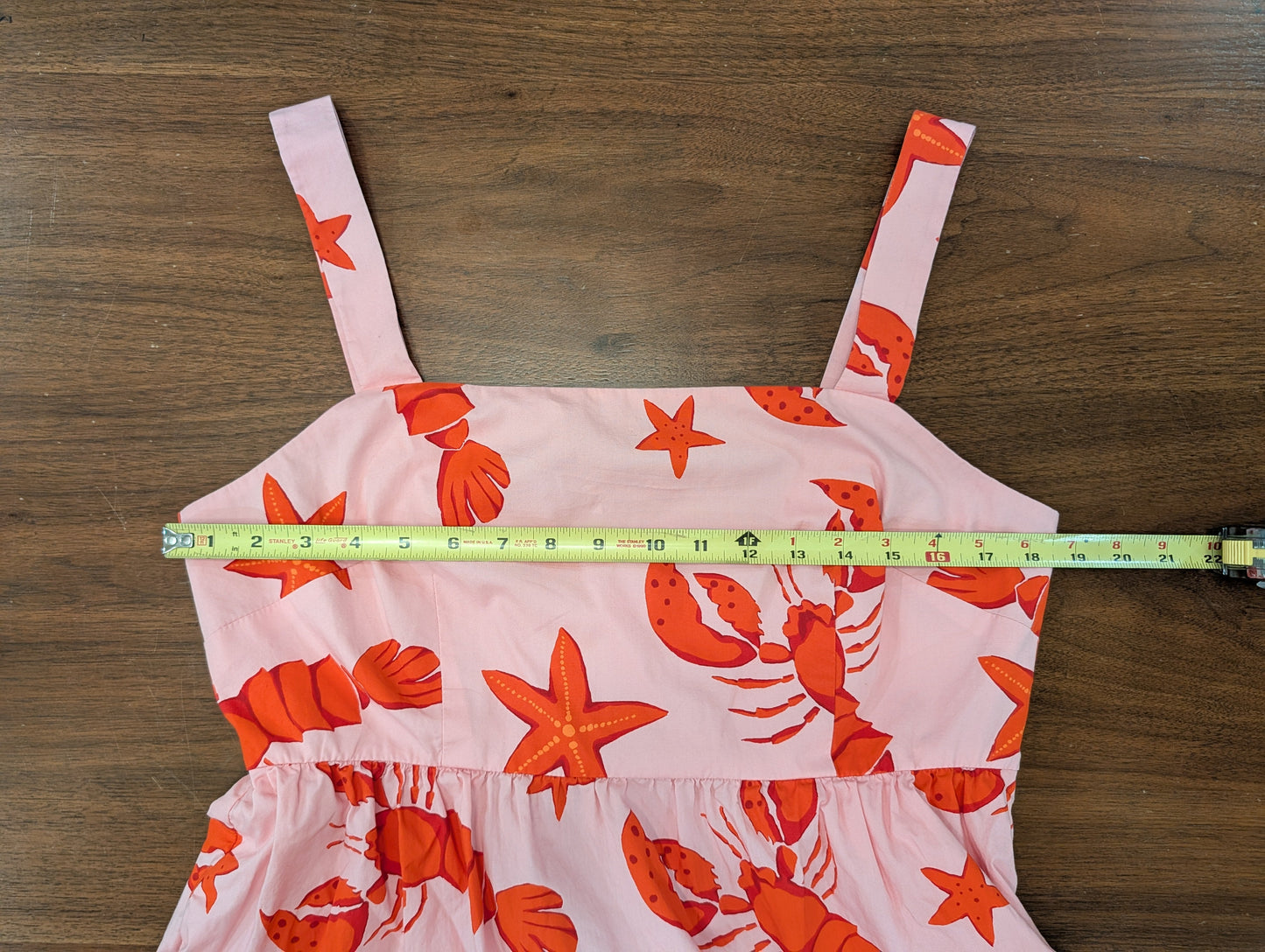 J.Crew Lobster Starfish Tiered Midi Dress – 14