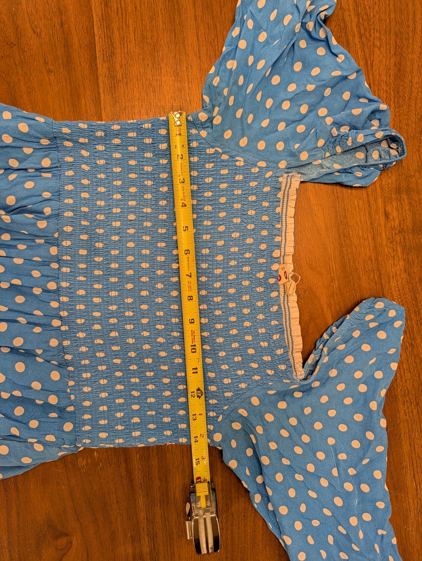 Anthropologie Dolan Polka Dot Smocked Midi Dress – XL