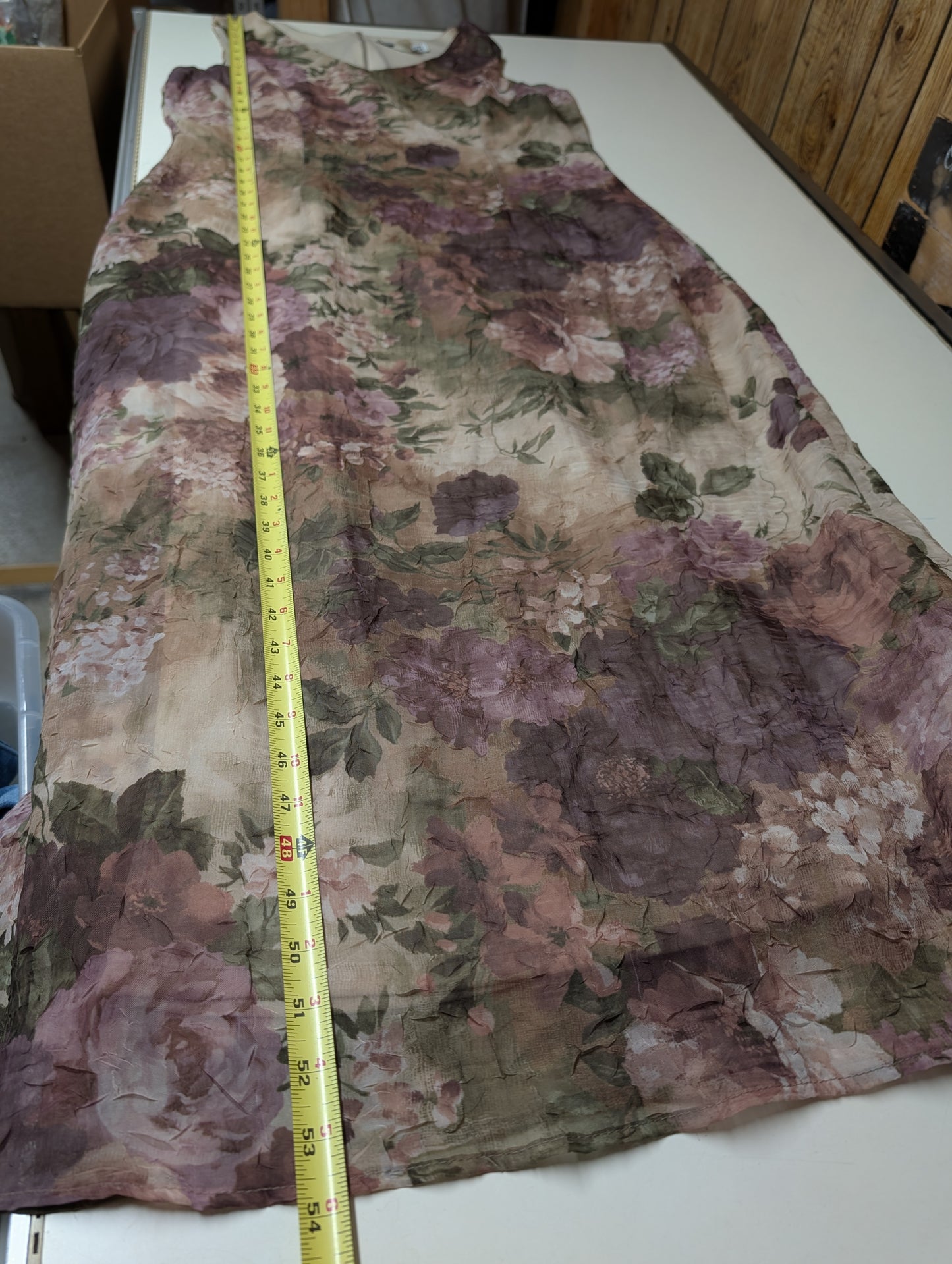 Vintage Dress Barn Floral Sheath Midi Dress - 14