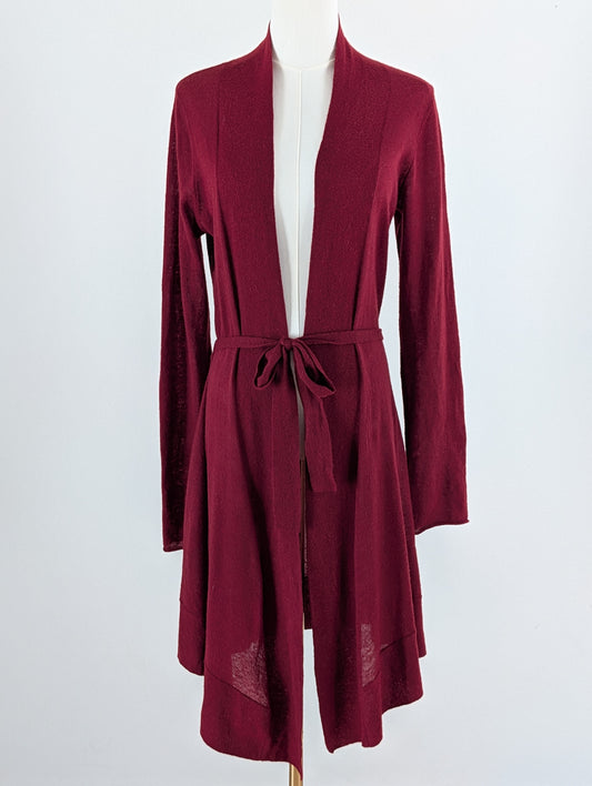 Isda & Co Alpaca Belted Cardigan Sweater - M