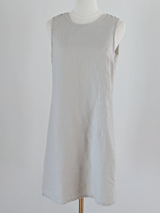 John Paul Richard Linen Embroidered Beaded Dress -