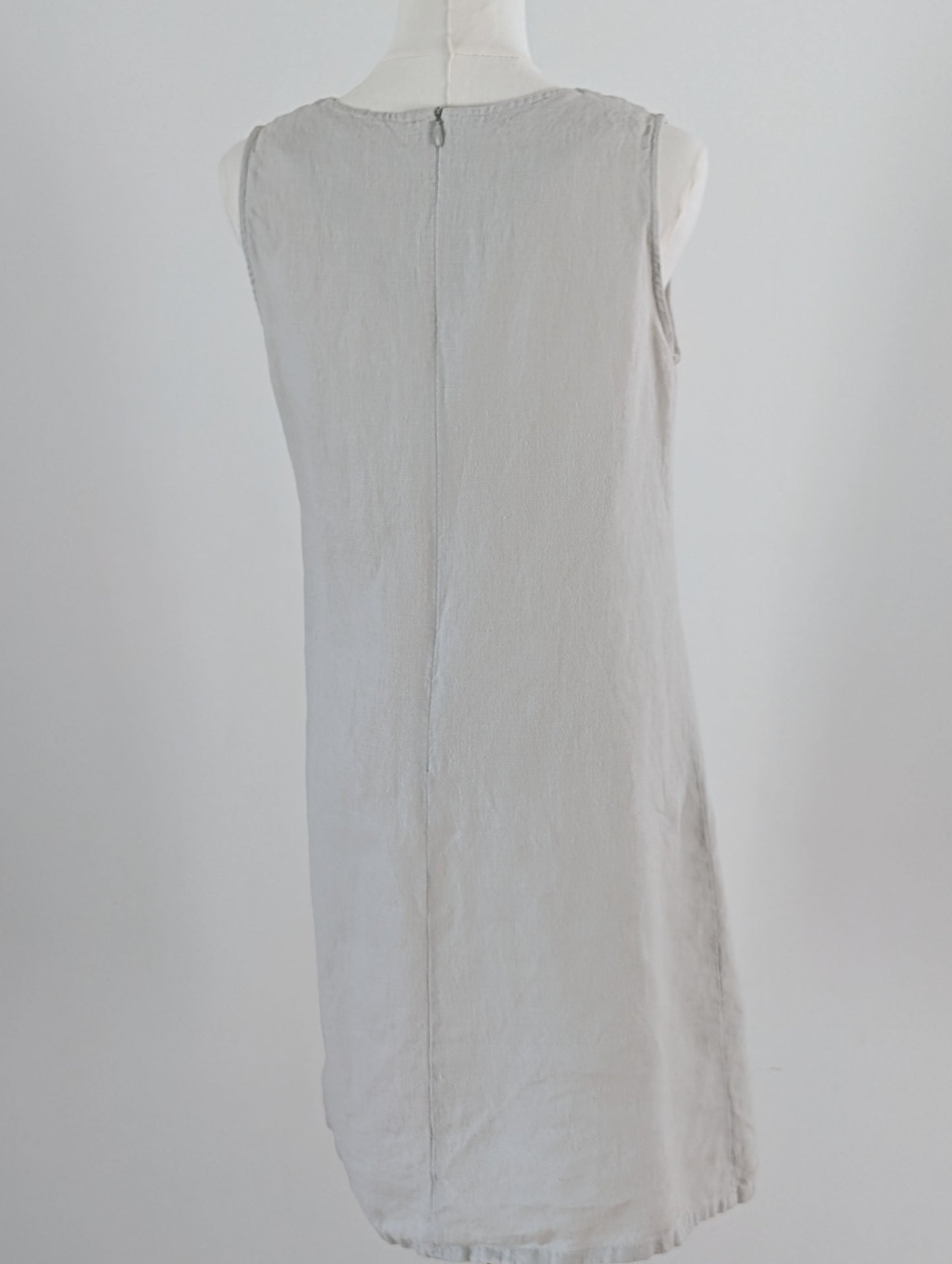 John Paul Richard Linen Embroidered Beaded Dress -
