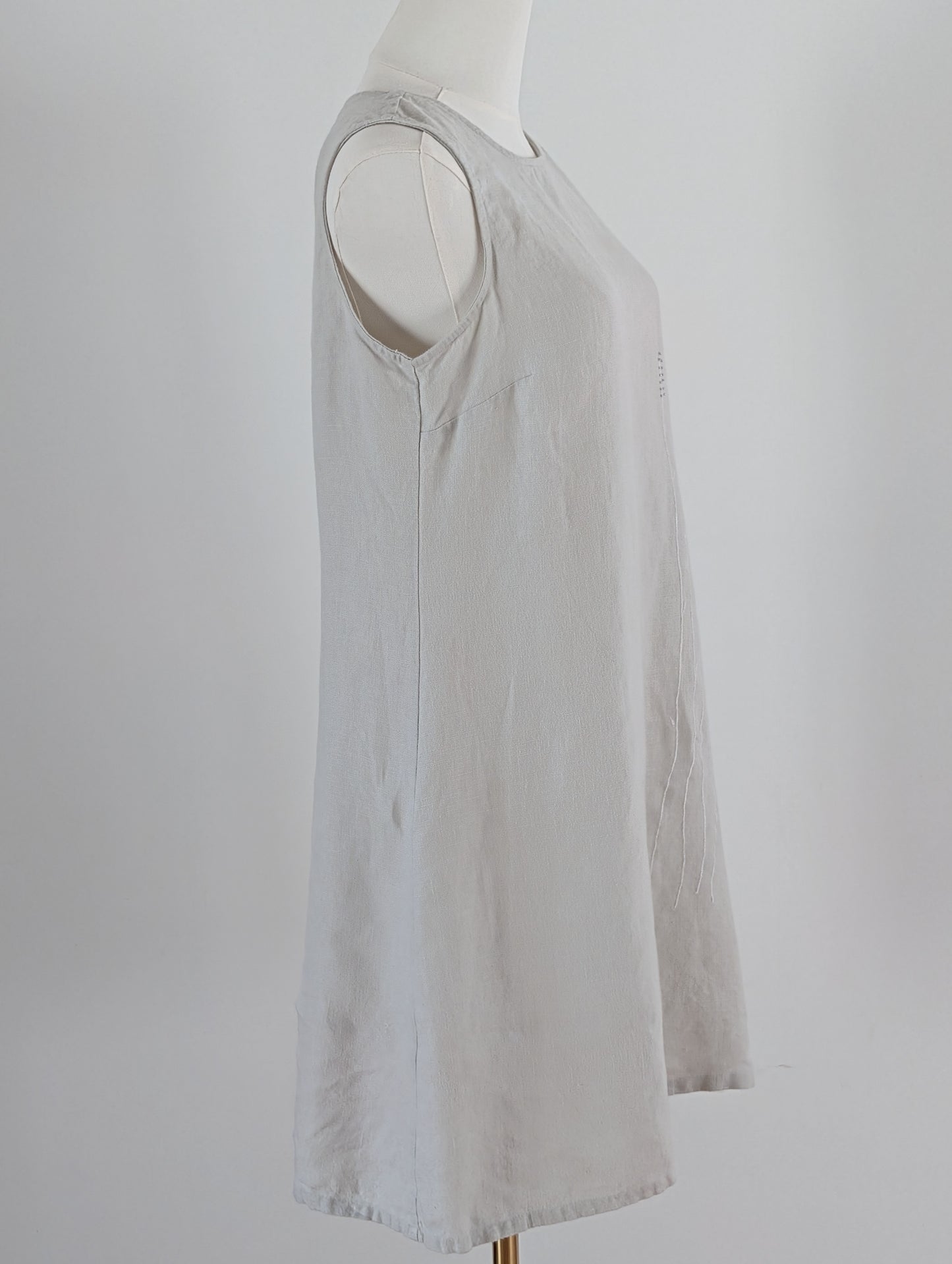 John Paul Richard Linen Embroidered Beaded Dress -