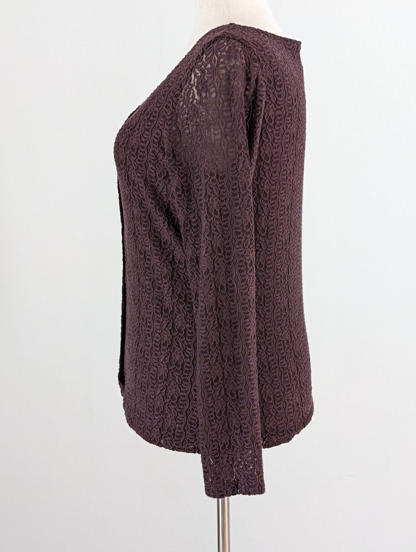 Vintage J.Jill Floral Lace Cardigan - L