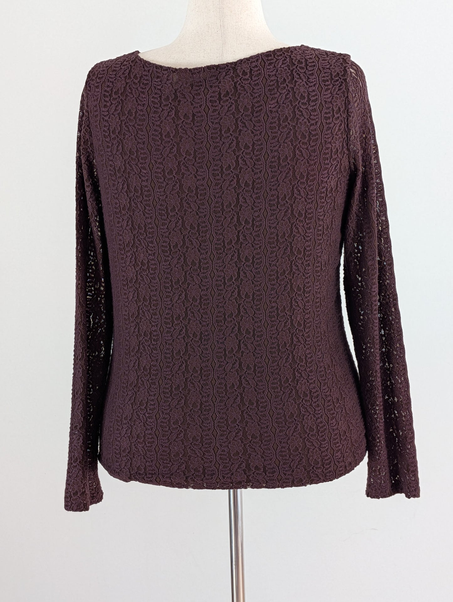 Vintage J.Jill Floral Lace Cardigan - L