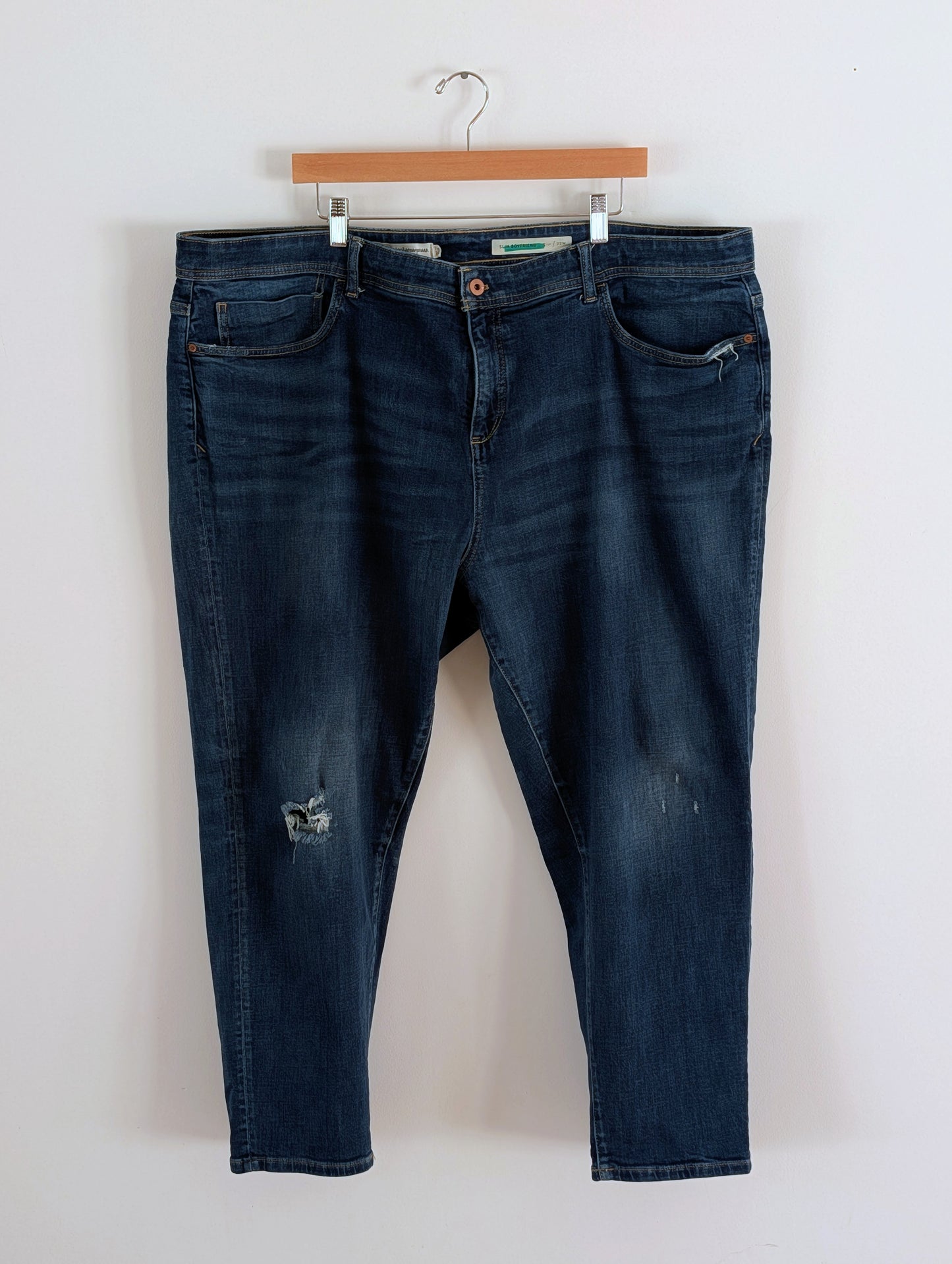 Anthropologie Pilcro Slim Boyfriend Distressed Jeans - 22W