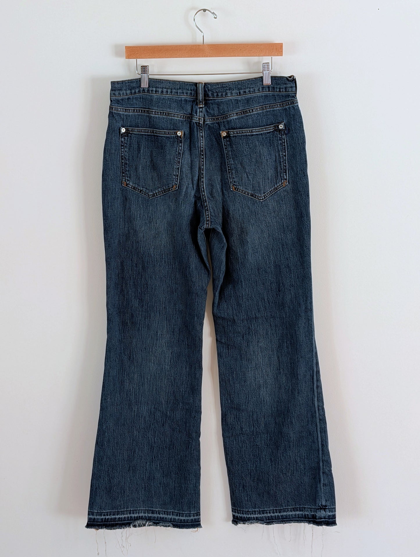Anthropologie Pilcro Dark Wash Wide Leg Jeans - 30