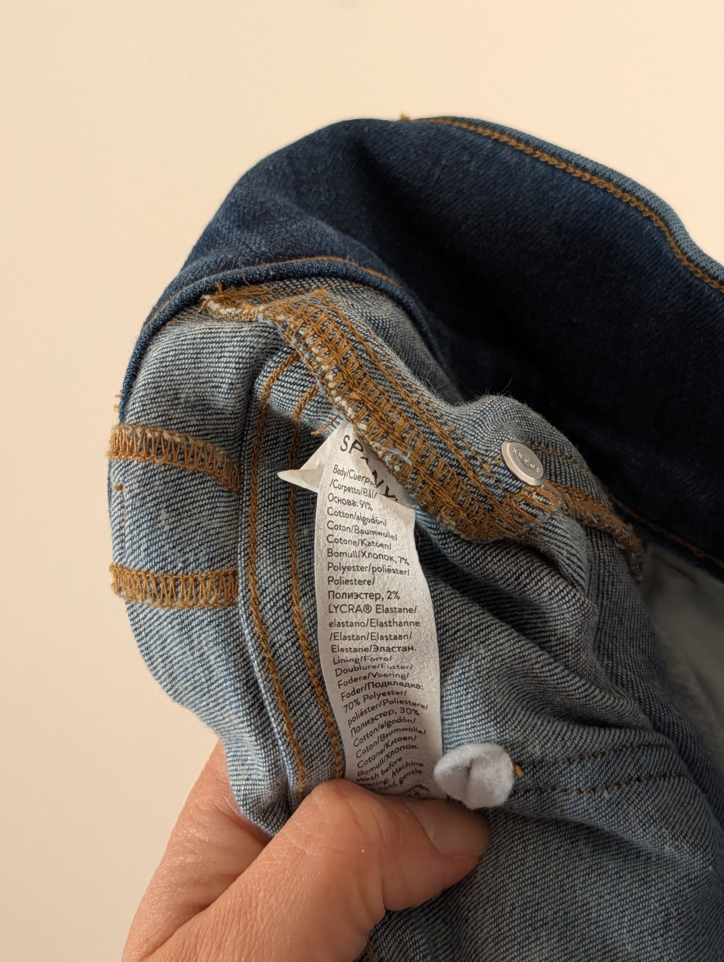 SPANX Denim Pull-On Elastic Waist Bootcut Jeans - 1X