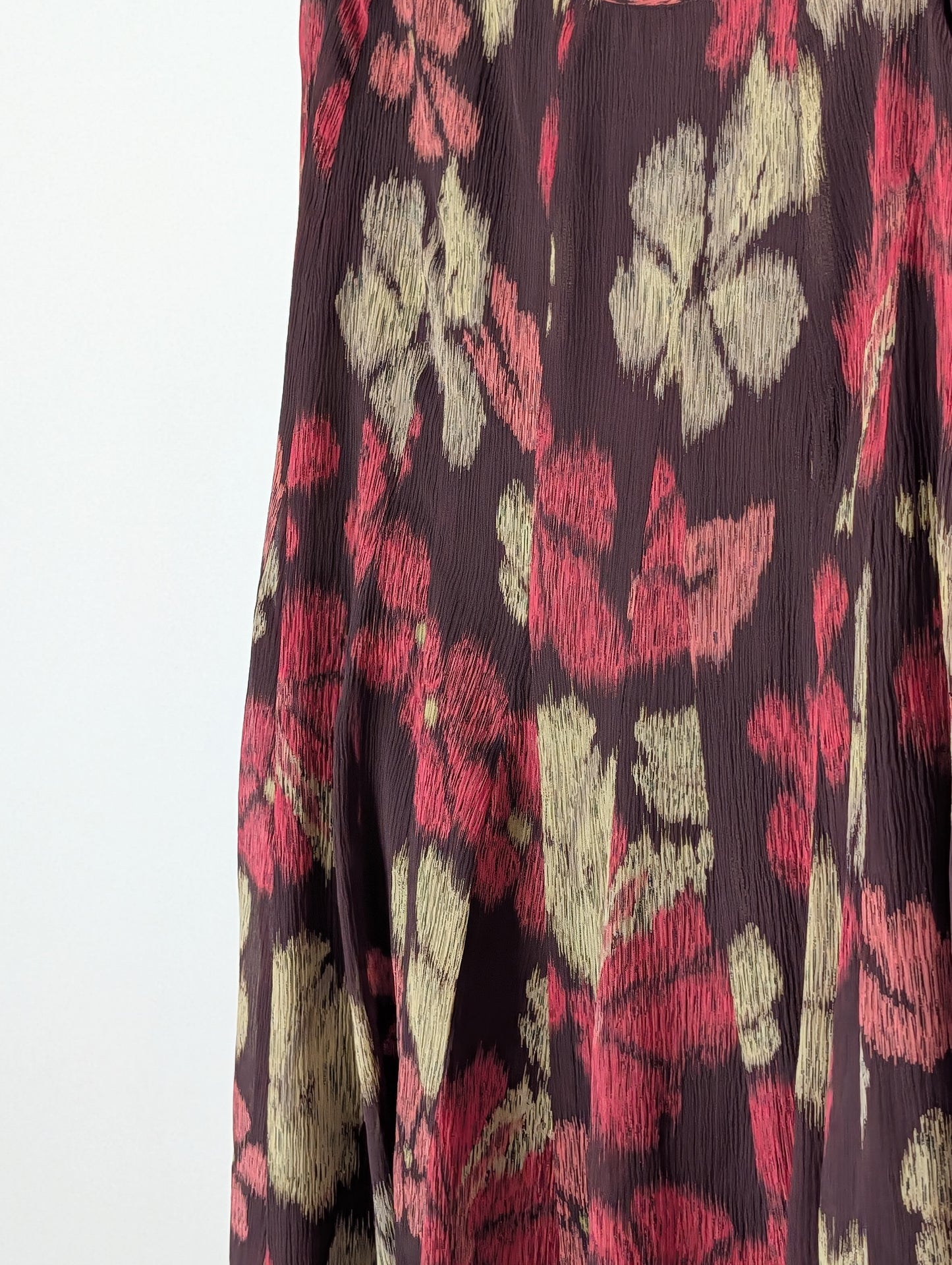 Jones New York 100% Silk Floral Midi Skirt - 4
