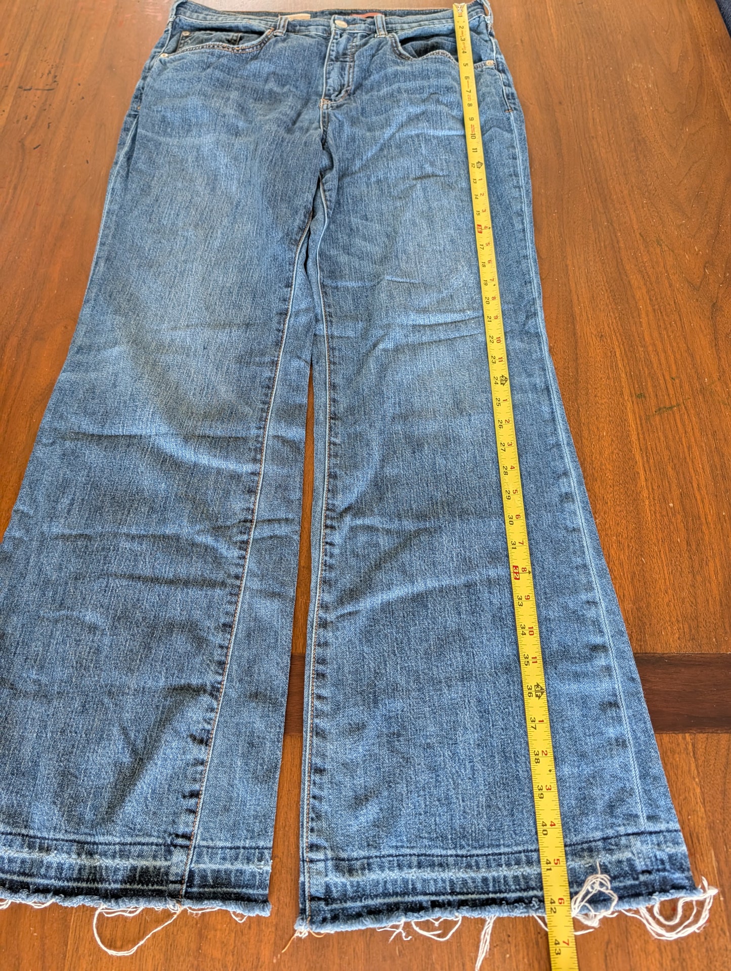 Anthropologie Pilcro Dark Wash Wide Leg Jeans - 30