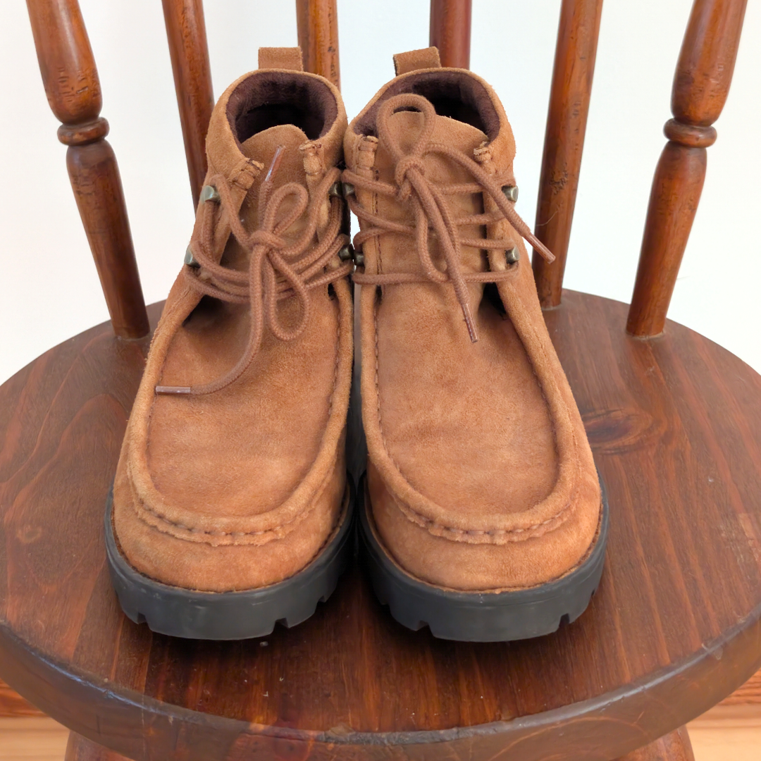 BORN Griffin Bootie Suede Leather Boots - 8.5