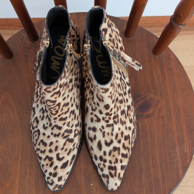 Sam Edelman Walden Leopard Print Bootie - 7