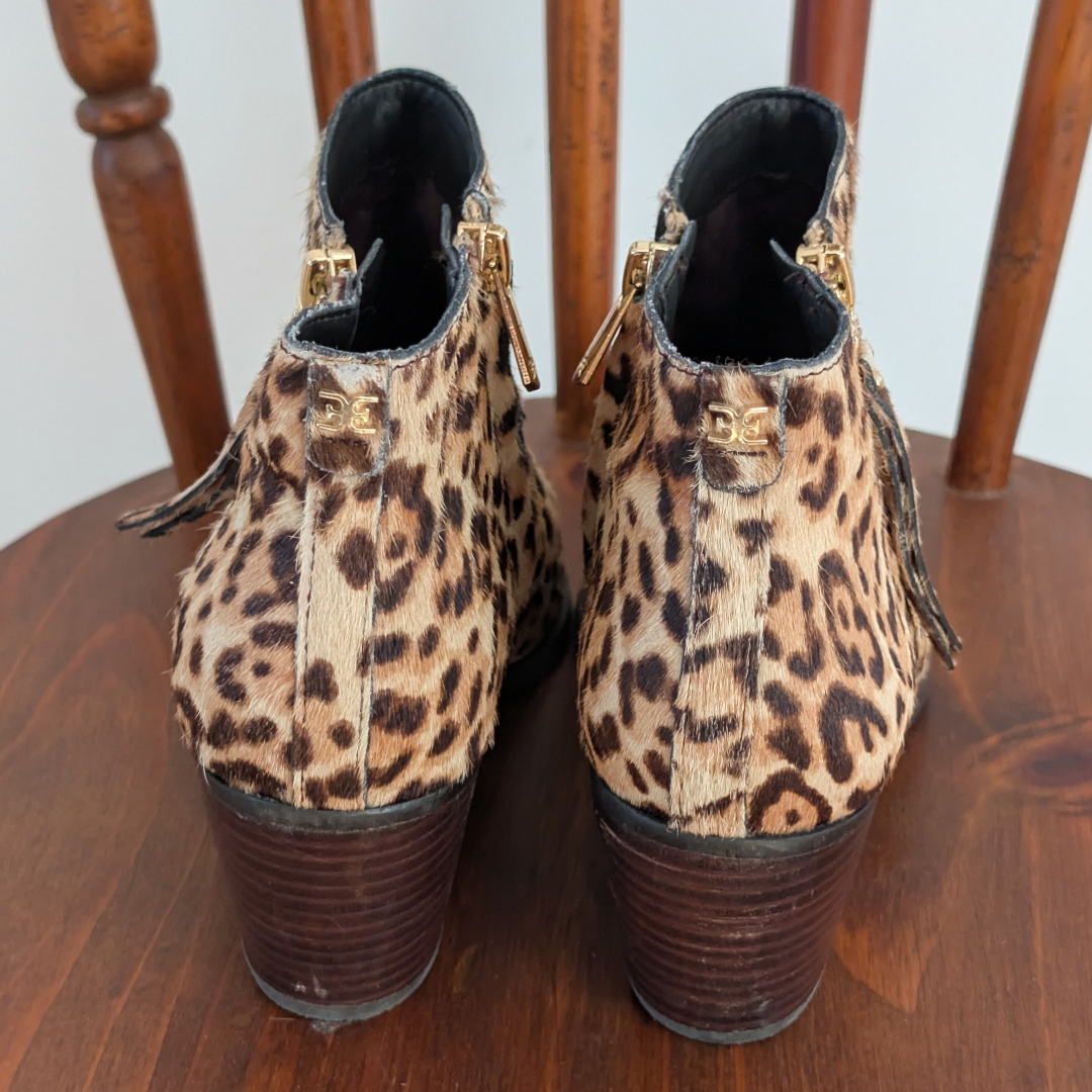 Sam Edelman Walden Leopard Print Bootie - 7