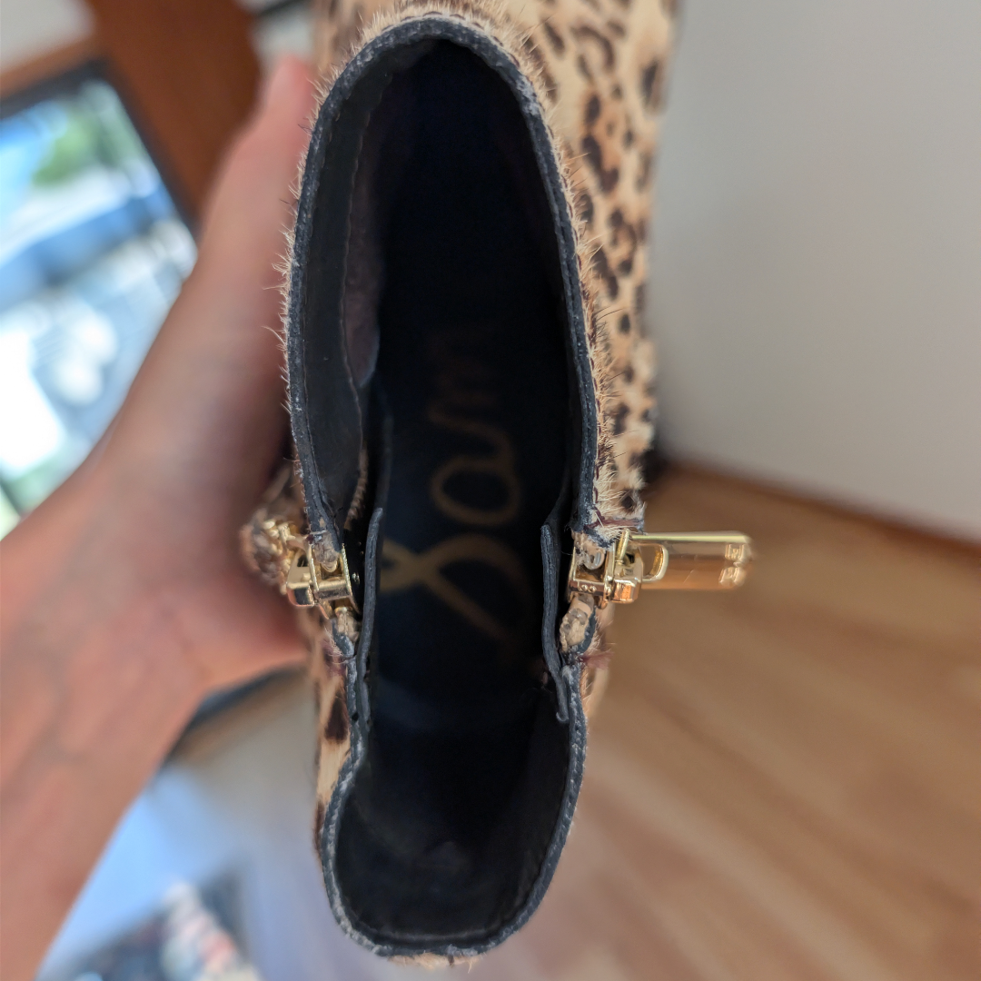 Sam Edelman Walden Leopard Print Bootie - 7