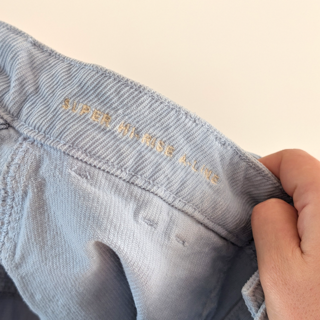 American Eagle Outfitters Corduroy Super Hi-Rise A-Line Mini Skirt - 8