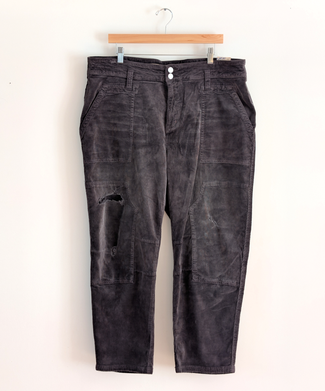 NWT Anthropologie Pilcro The Wanderer Straight Leg Corduroy Pants - 18W